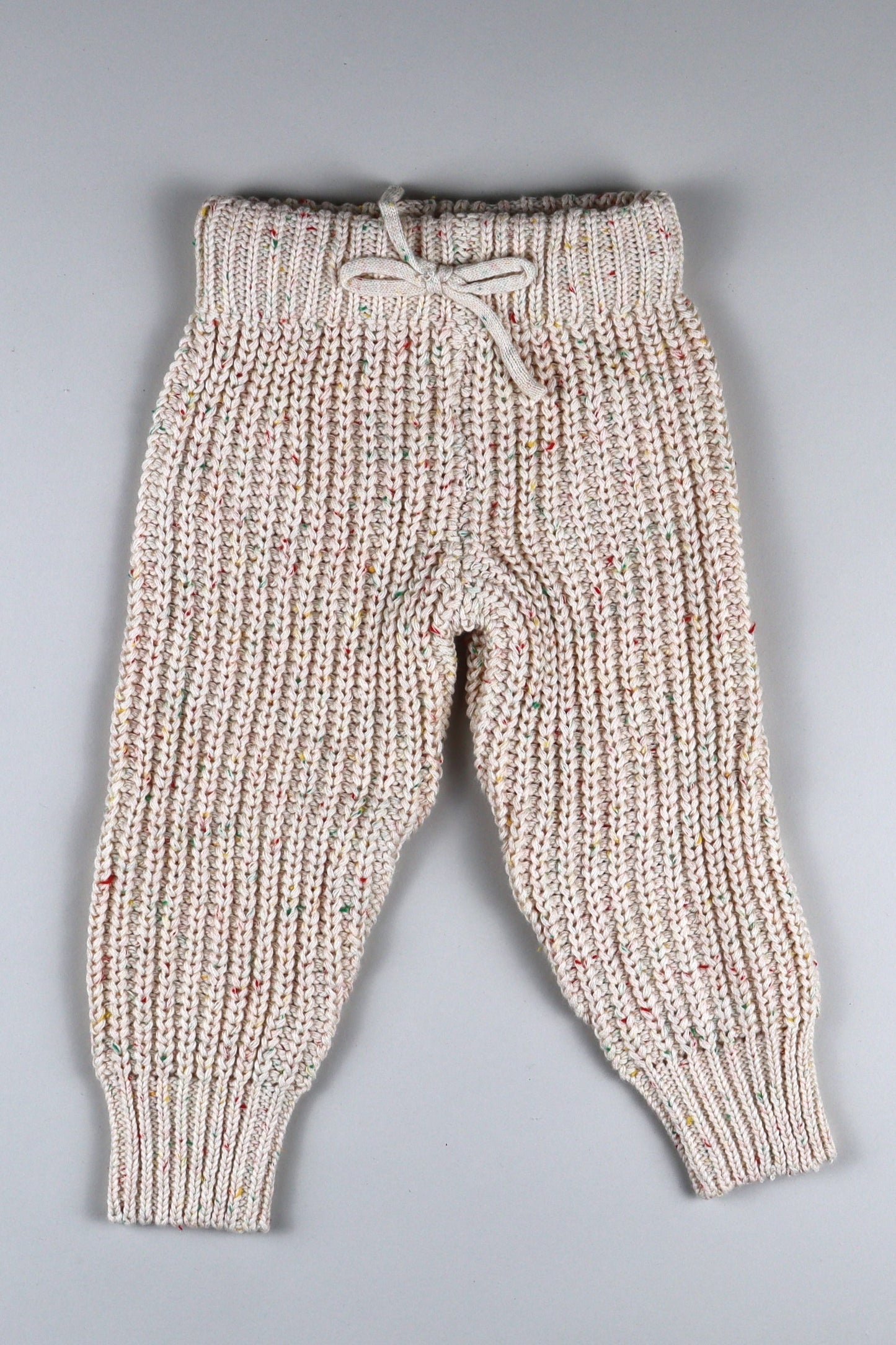 Strickhose Speckled | Creme | Bunt Gefleckt