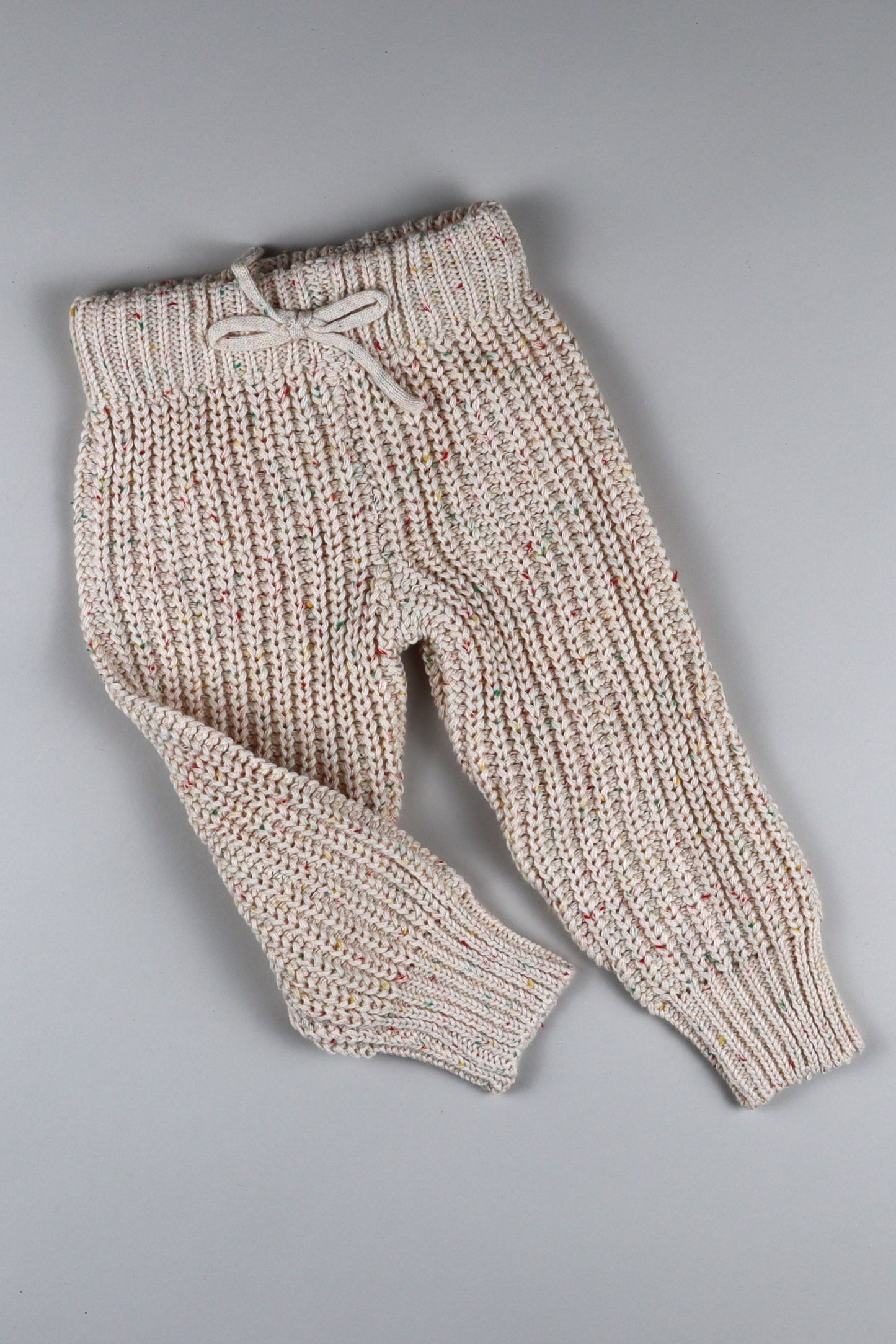 Strickhose Speckled | Creme | Bunt Gefleckt