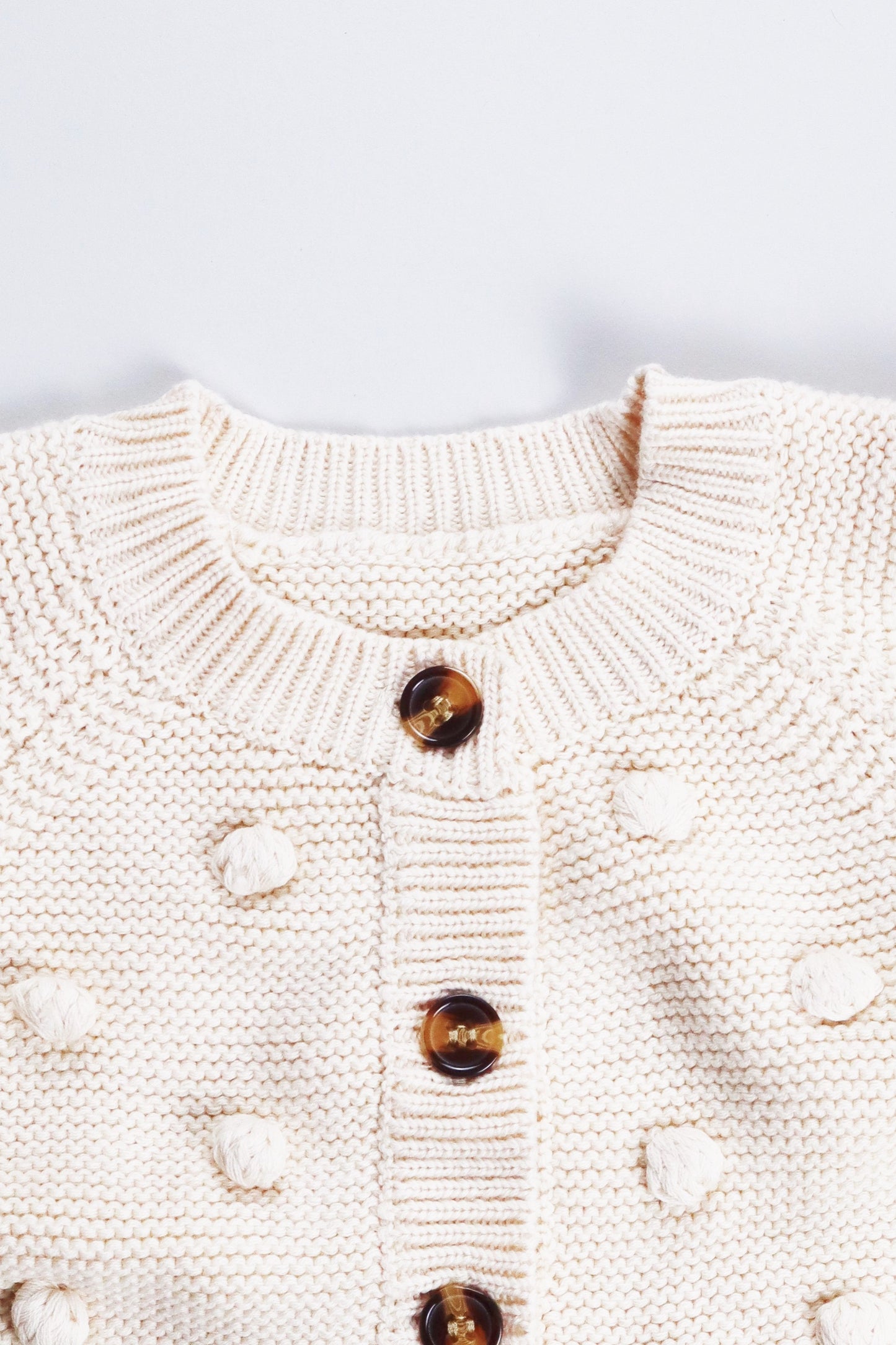 Strickjacke Knots | Beige