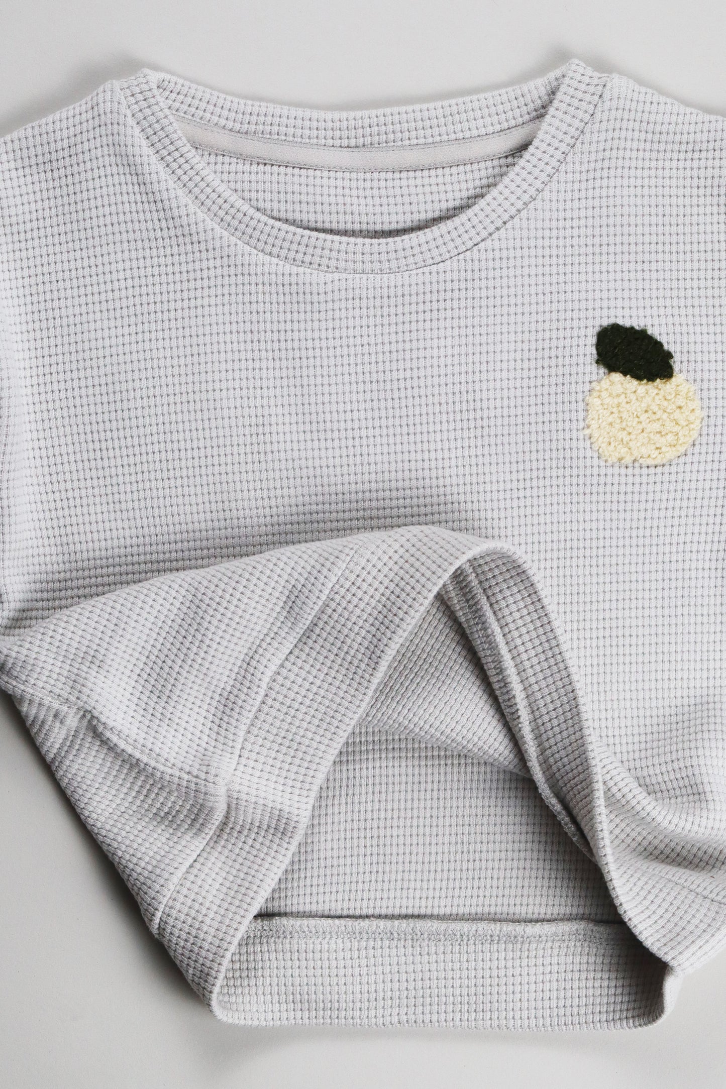 Sweater Apple | Grau